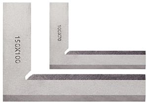 Zestaw kątowników płaskich, 2-częściowy 100x70 mm i 150x100 mm