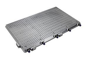 Rastrowy wpustowy stół próżniowy RAL 2, 500 x 300 mm