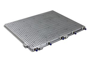 Rastrowy wpustowy stół próżniowy RAL 2, 500 x 400 mm