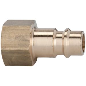 Króciec do szybkozłącza z gwintem wewnętrznym, NW 7.2 - 7.8, mosiądz, Riegler
