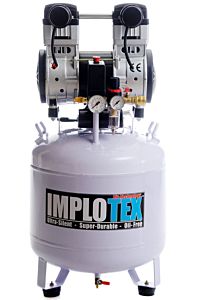 Bezolejowy, cichy kompresor IMPLOTEX, 60 dB, 1500 W,  2 PS, 45 L