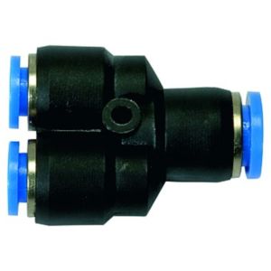 Złączki wtykowe redukcyjne typu Y, Blue Series, Riegler