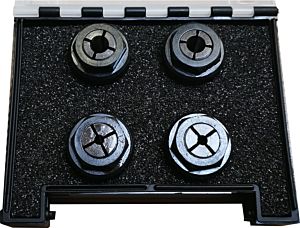 Zestaw tulei i nakrętek zaciskowych AMB, 8 części