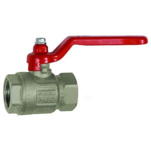 Zawór kulowy z dźwignią ręczną, gwint wewnętrzny G 1/4" - G 3", niklowany mosiądz, Riegler